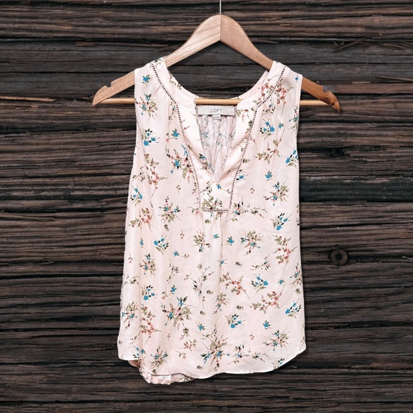 LOFT Floral Tank - Picture 1 of 4